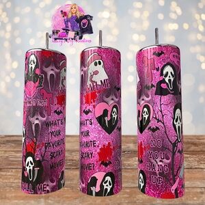 Pink Horror 20 Oz Sublimated Tumbler